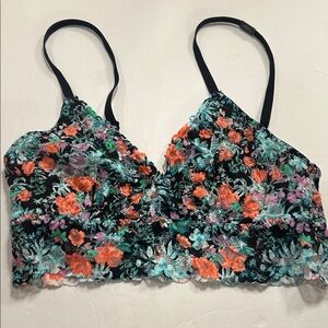 Victoria's Secret New colorful floral bralette size small cottagecore fairy chic